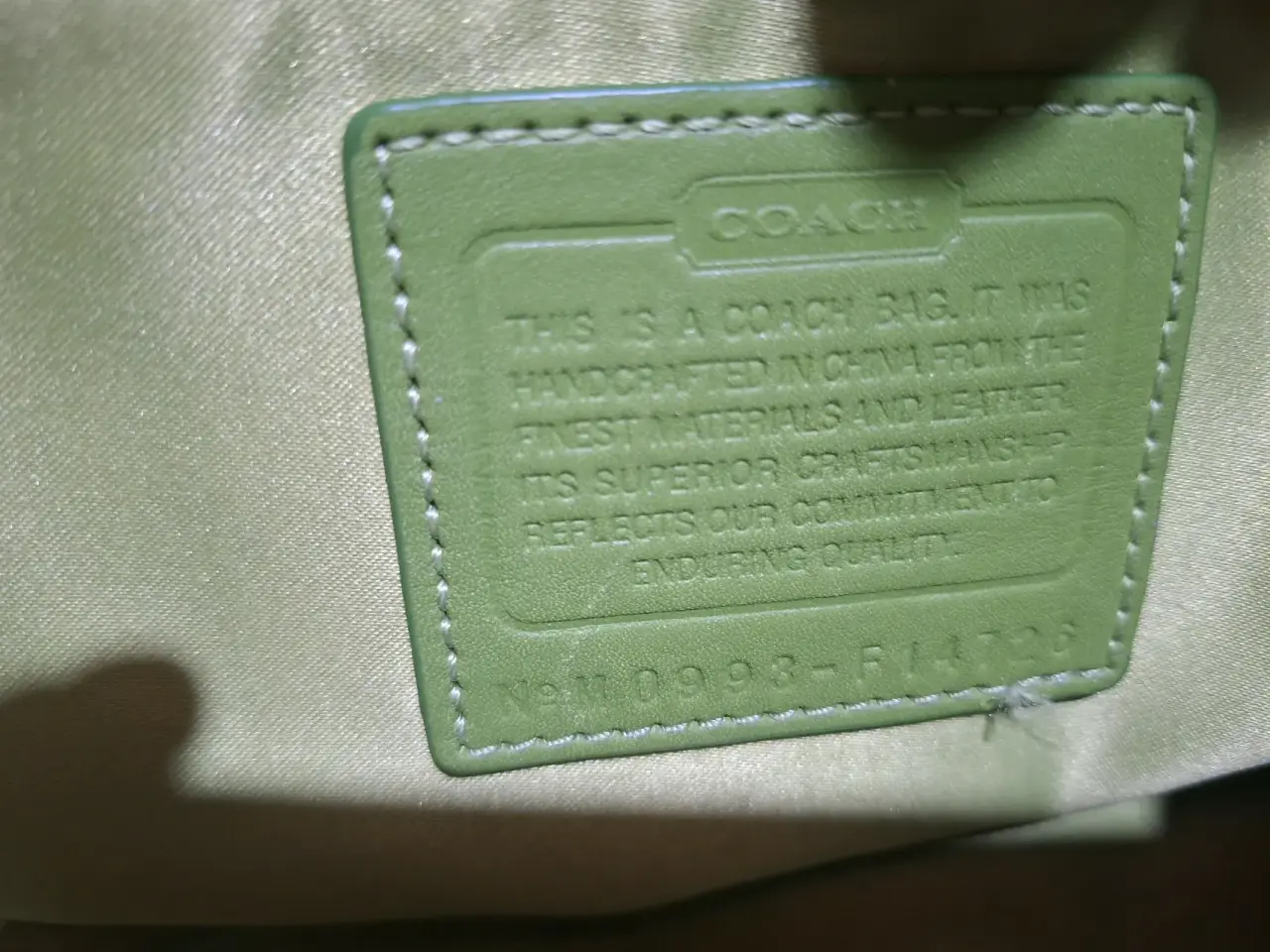 Cartera Coach Hampton Patchwork Original - Nueva - miniatura 5