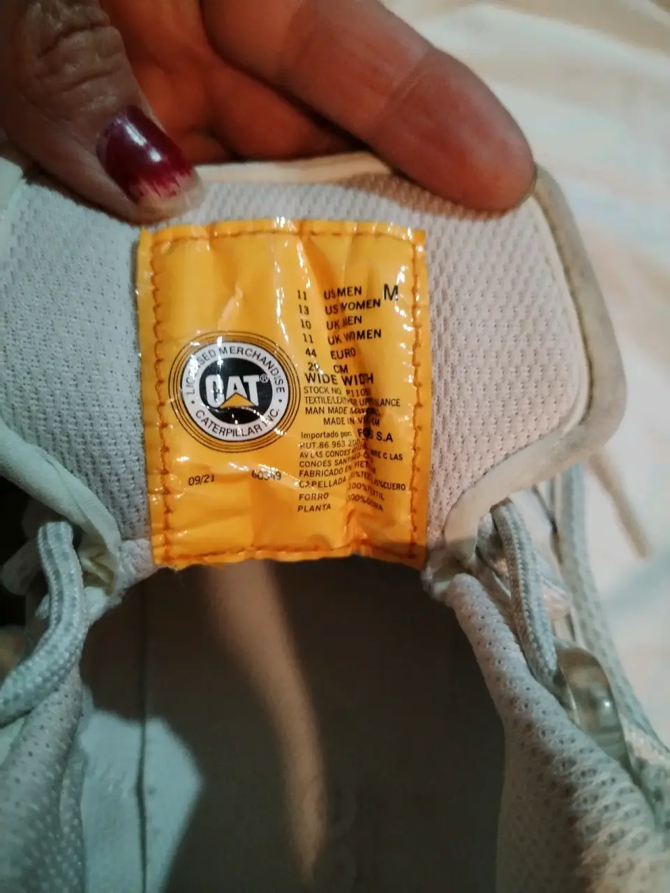 Zapatillas deportivas CAT blancas - miniatura 2