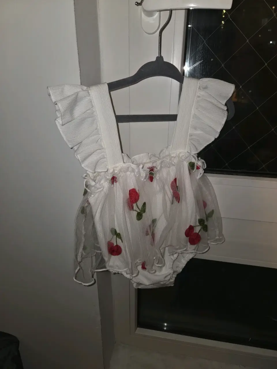 Vestido bebé estampado cerezas - miniatura 2