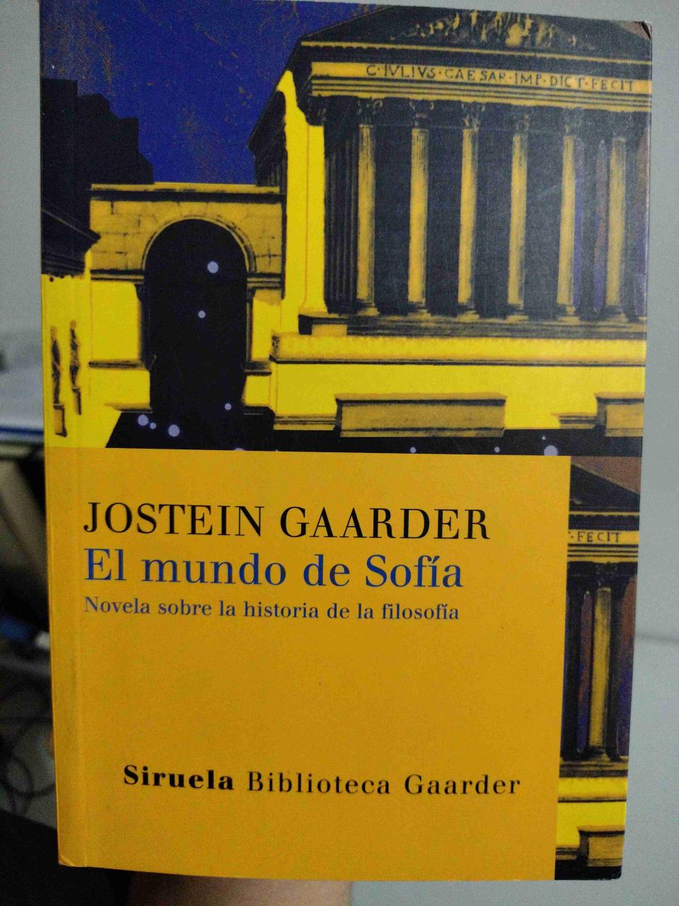 Libro 'El mundo de Sofía'