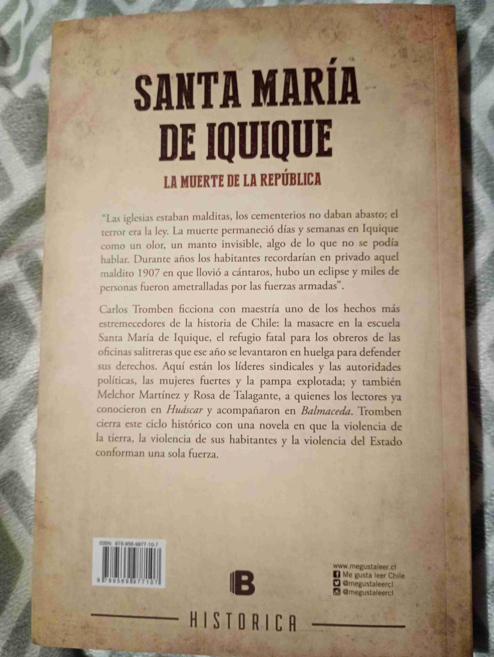Libro Santa María de Iquique - miniatura 2