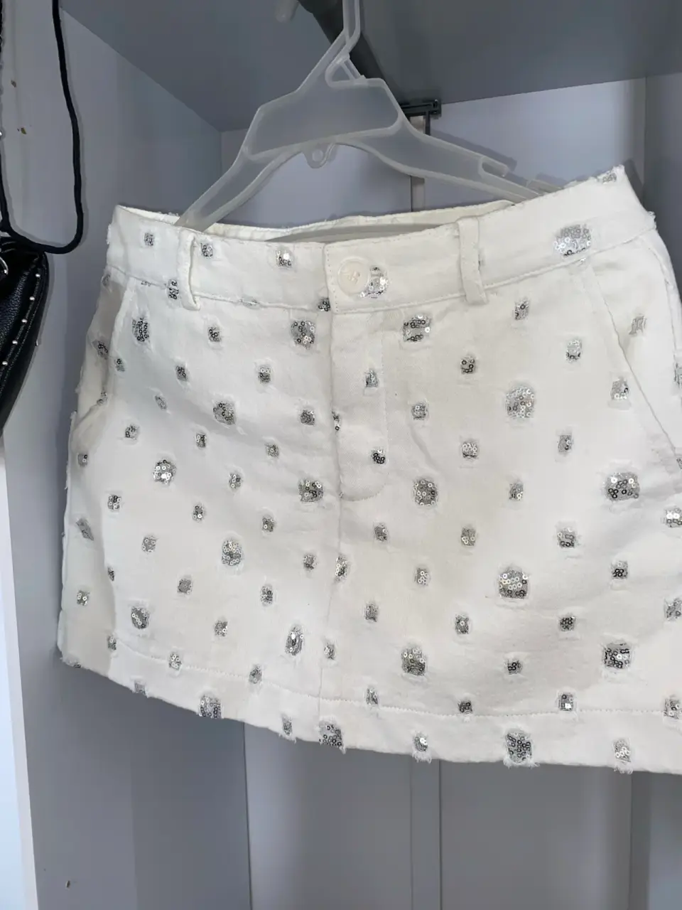 Falda short Zara lentejuelas - miniatura 1