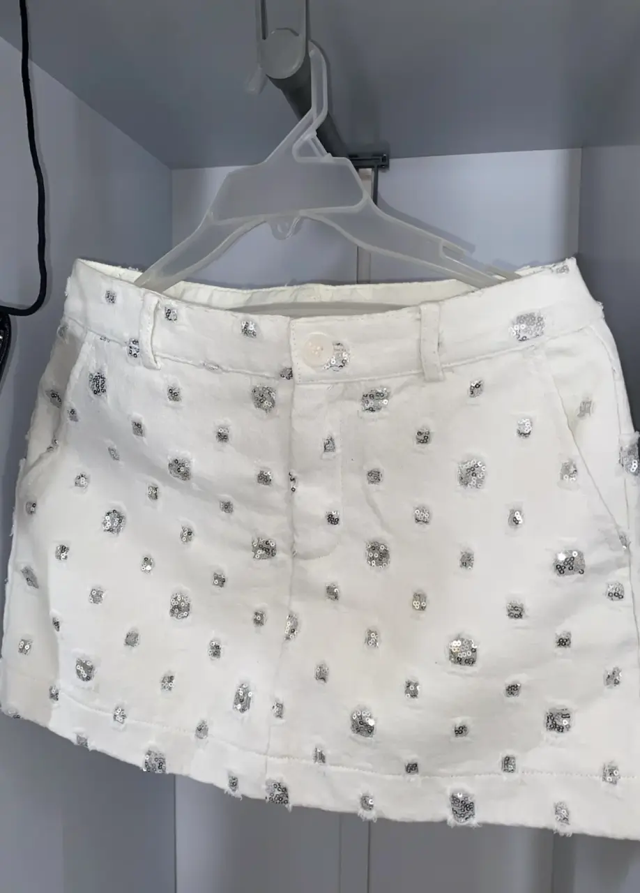 Falda short Zara lentejuelas - miniatura 2