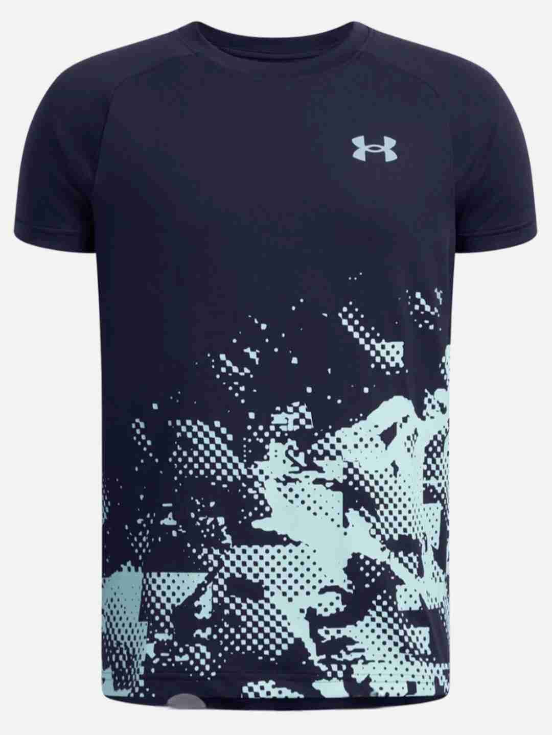 Conjunto Polera/Short UA Tech Woven Training Niño - miniatura 1