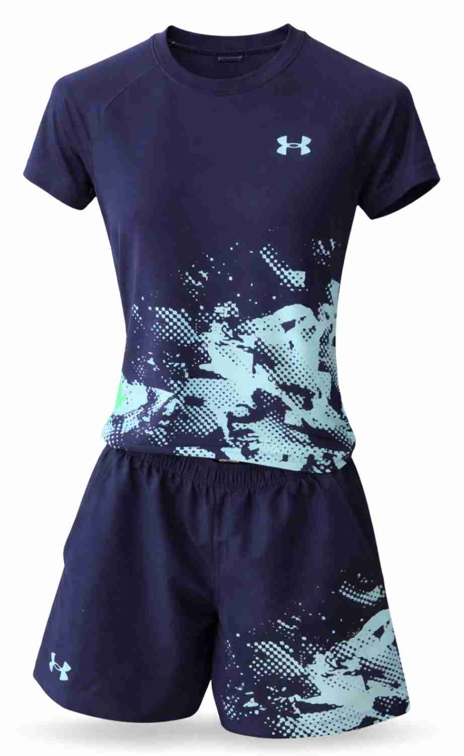 Conjunto Polera/Short UA Tech Woven Training Niño - miniatura 6