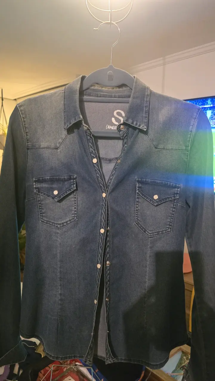Camisa mezclilla azul
