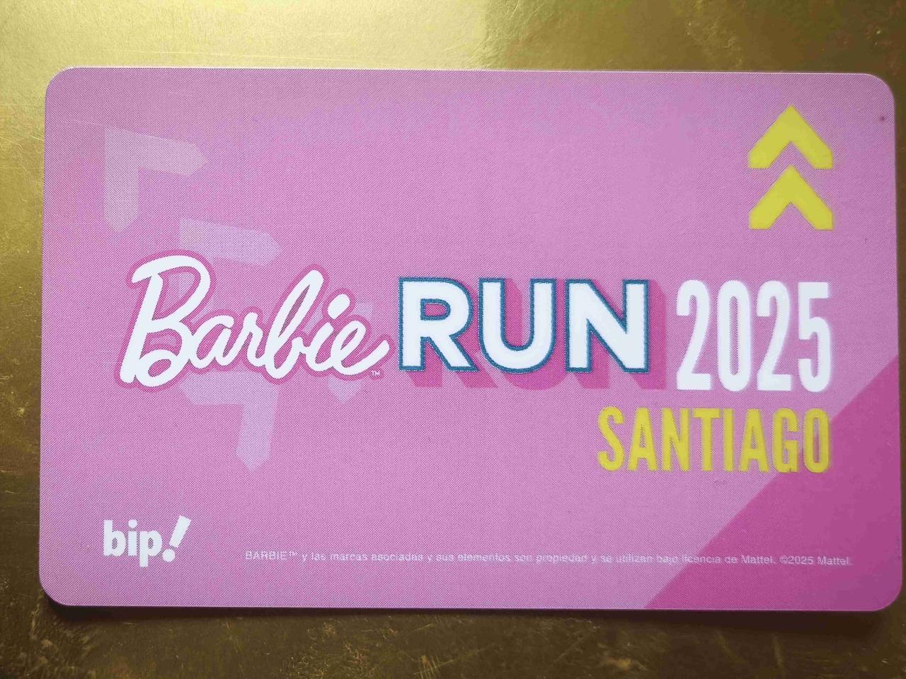 Tarjeta Bip! Barbie Run 2025 - miniatura 1