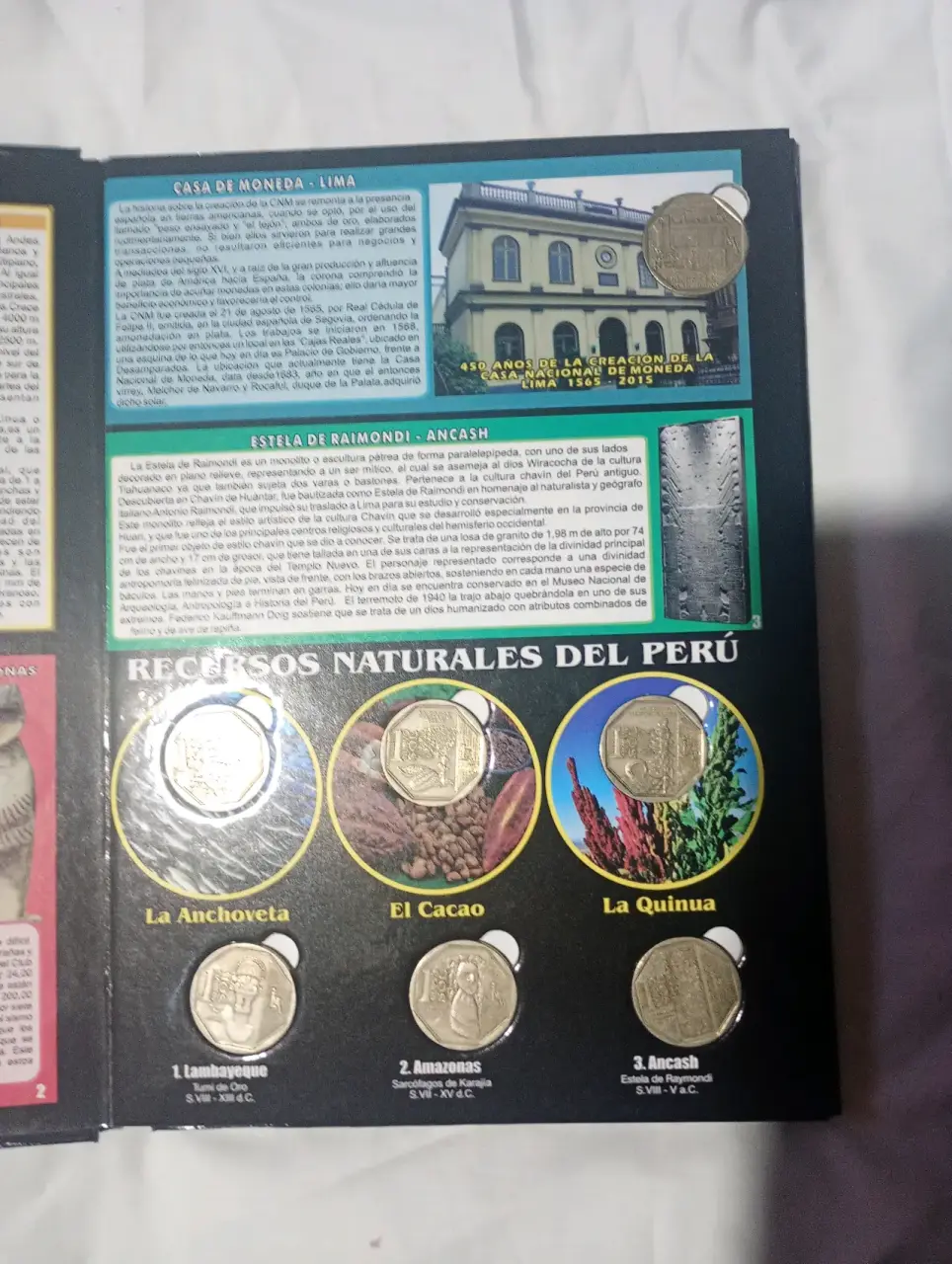 Álbum numismático Perú 2023 - miniatura 3