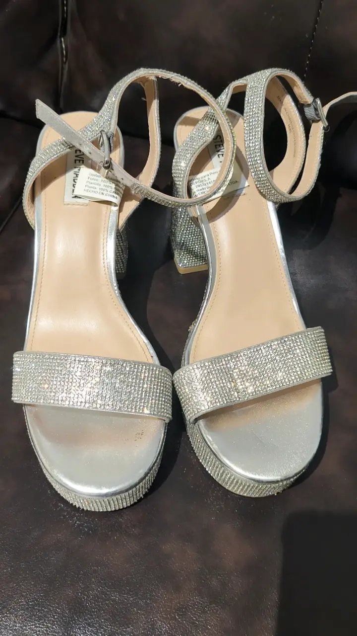Sandalias con plataforma brillantes - miniatura 2