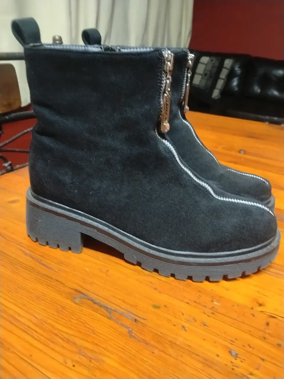 Botines negros de gamuza - miniatura 5