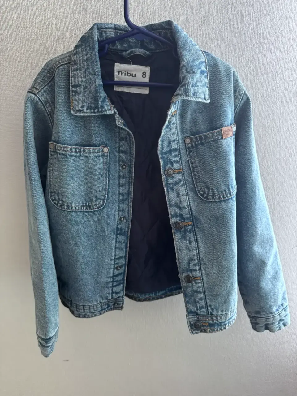 Chaqueta de mezclilla Tribu talla 8 - miniatura 1