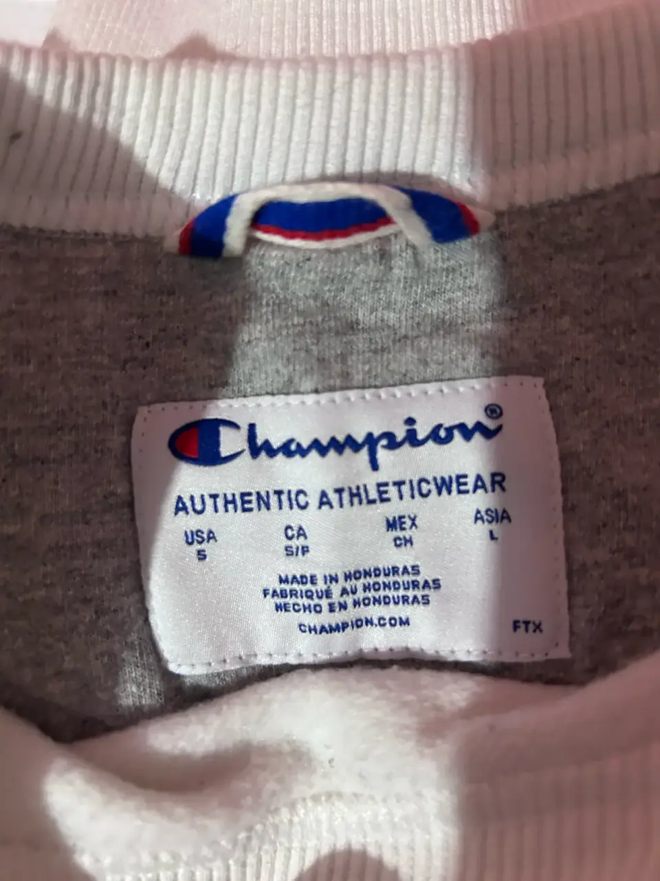 Polerón blanco Champion unisex y peto - miniatura 3
