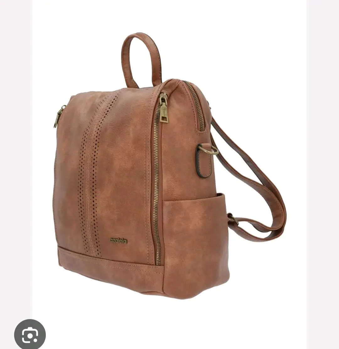 Mochila marrón estilo casual - miniatura 2