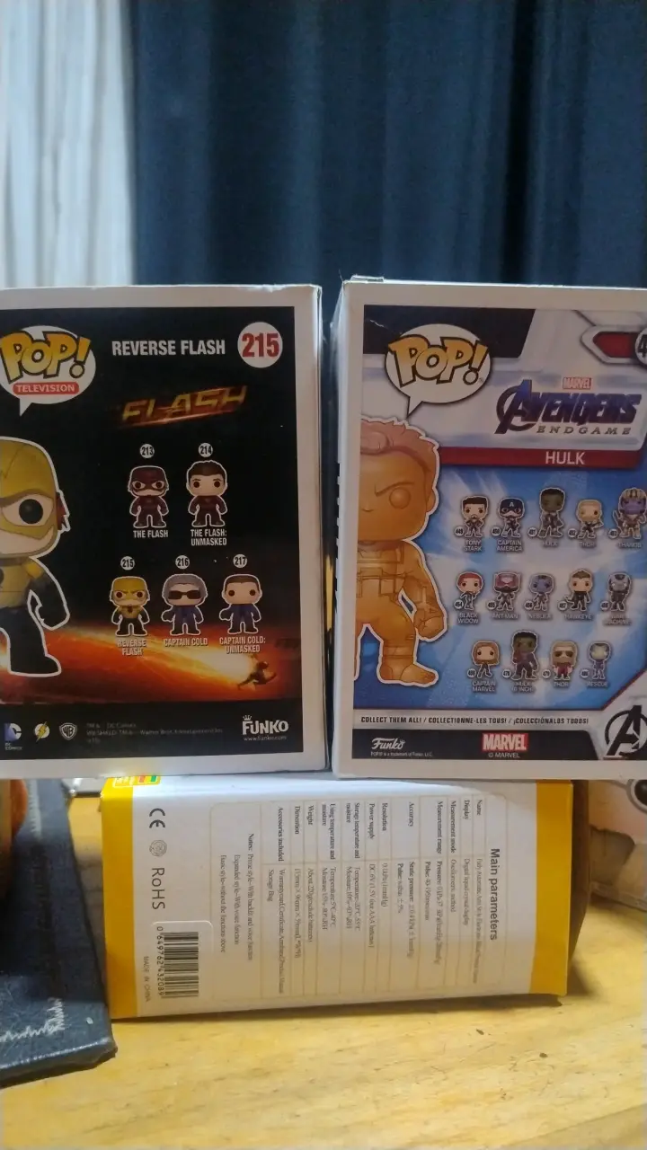 Funko Pop Reverse Flash y Hulk - miniatura 3