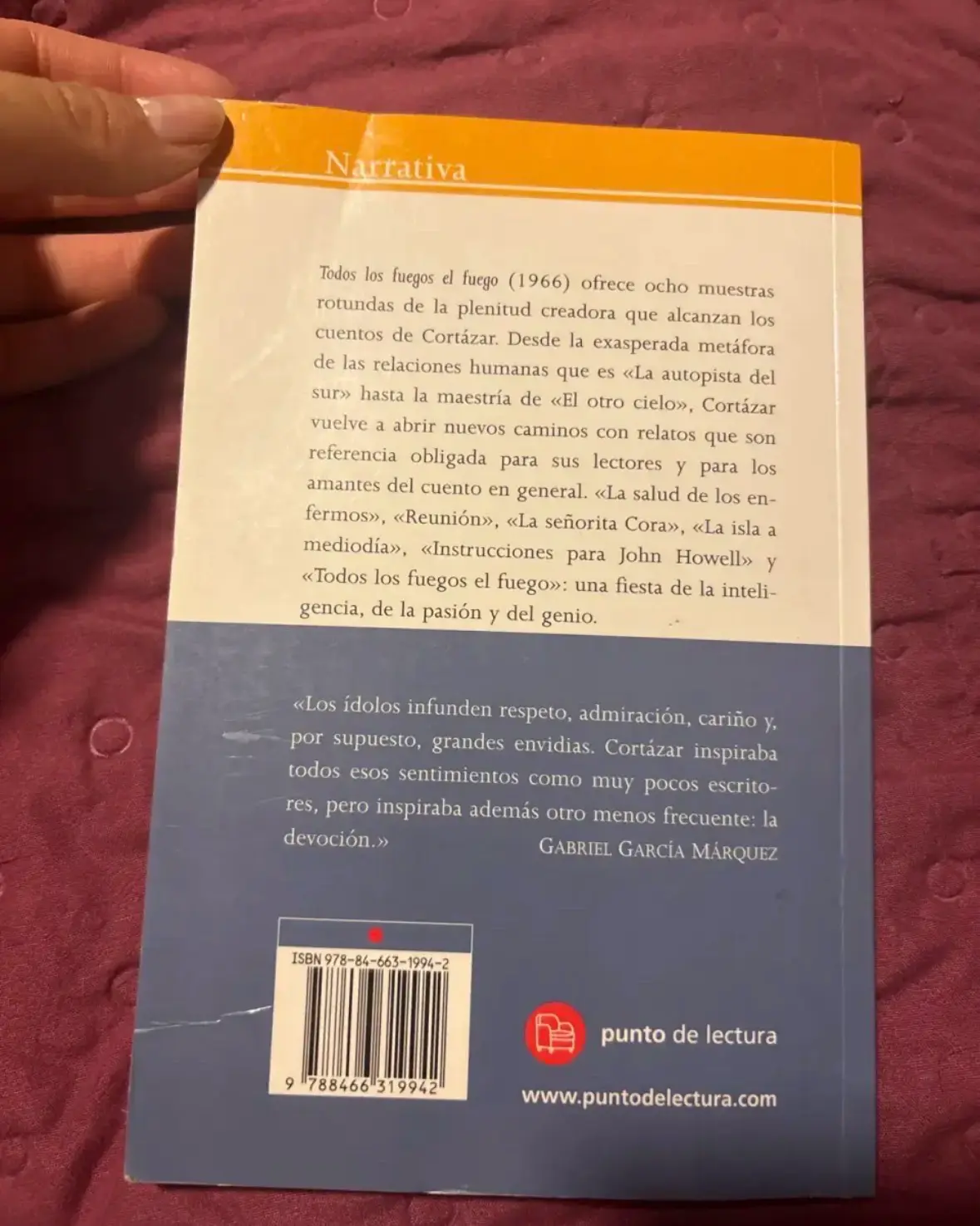 Libro 'Todos los fuegos el fuego' - miniatura 2