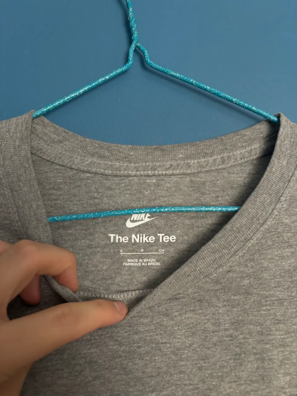 Polera gris [Nike] talla S - miniatura 2