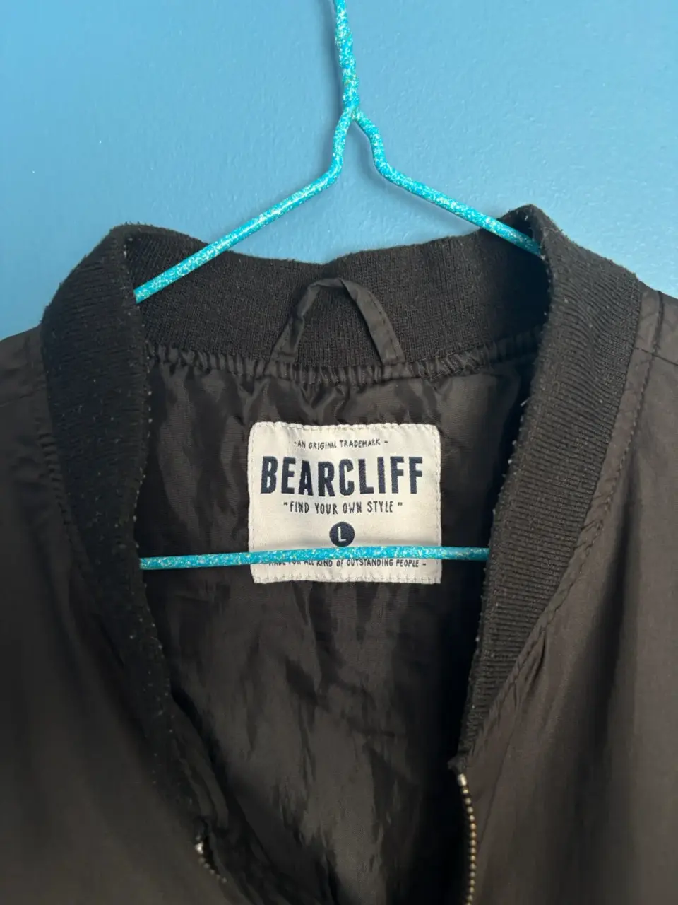 Cortavientos bomber negro [Bearcliff] talla L - miniatura 2