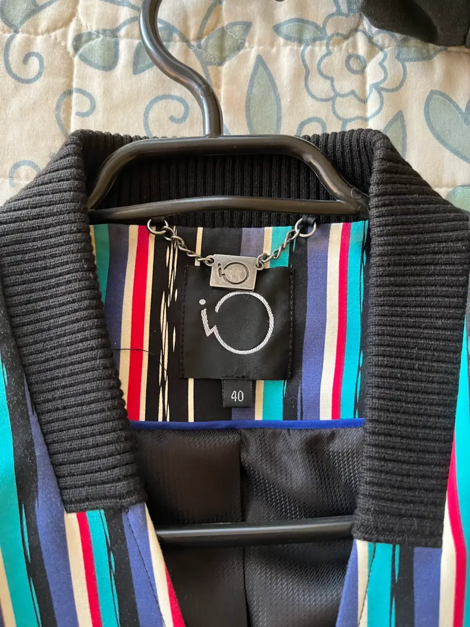 Blazer de rayas multicolor - miniatura 2