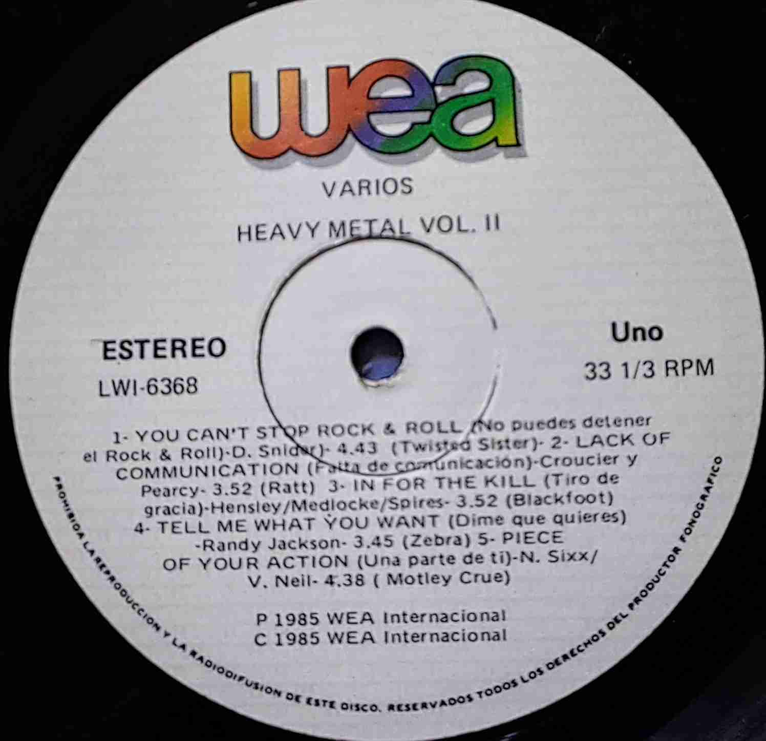 Vinilo Heavy Metal Vol. 2 - miniatura 4