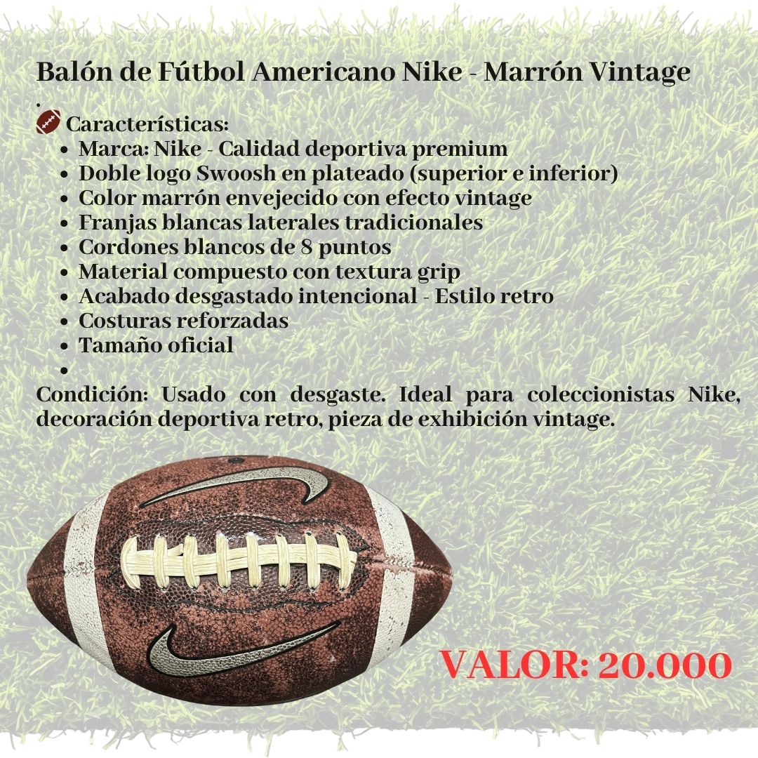 Balón Fútbol Americano Nike Vintage