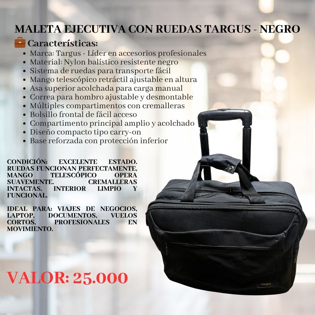 Maleta ejecutiva Targus con ruedas