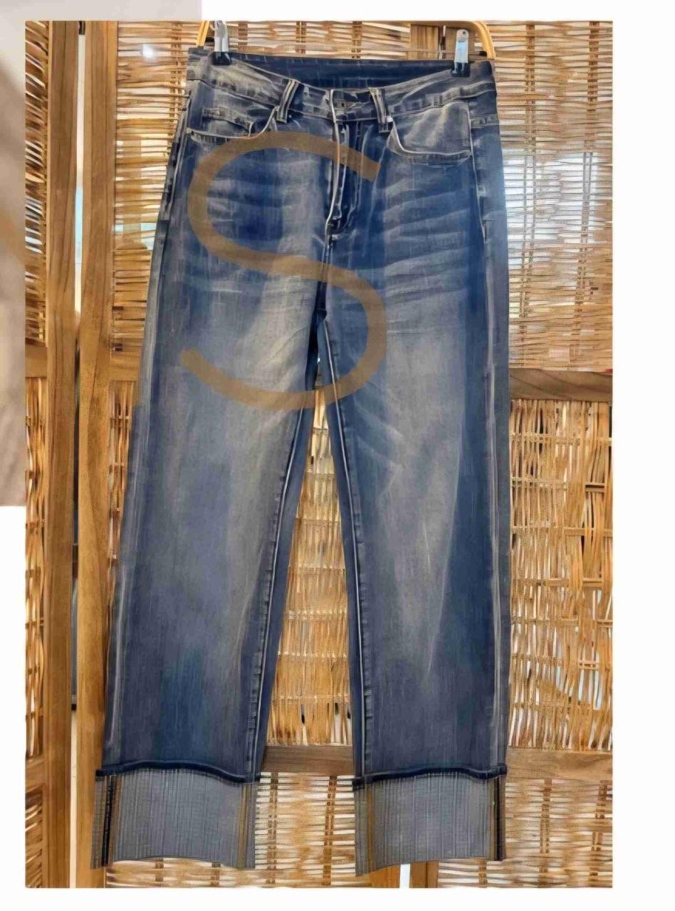 Jeans azul desgastado mujer - miniatura 3
