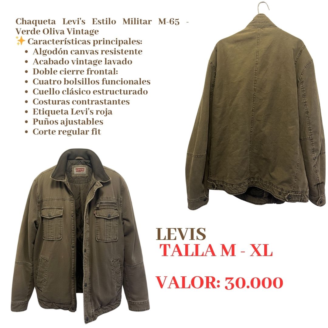 Chaqueta Levi's Militar Verde Oliva