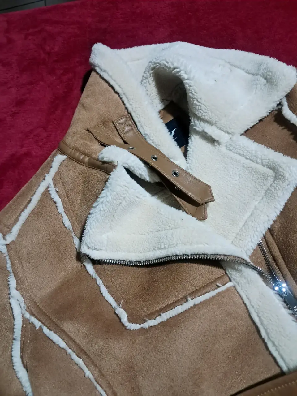 Chaqueta gamuza con forro polar - miniatura 3