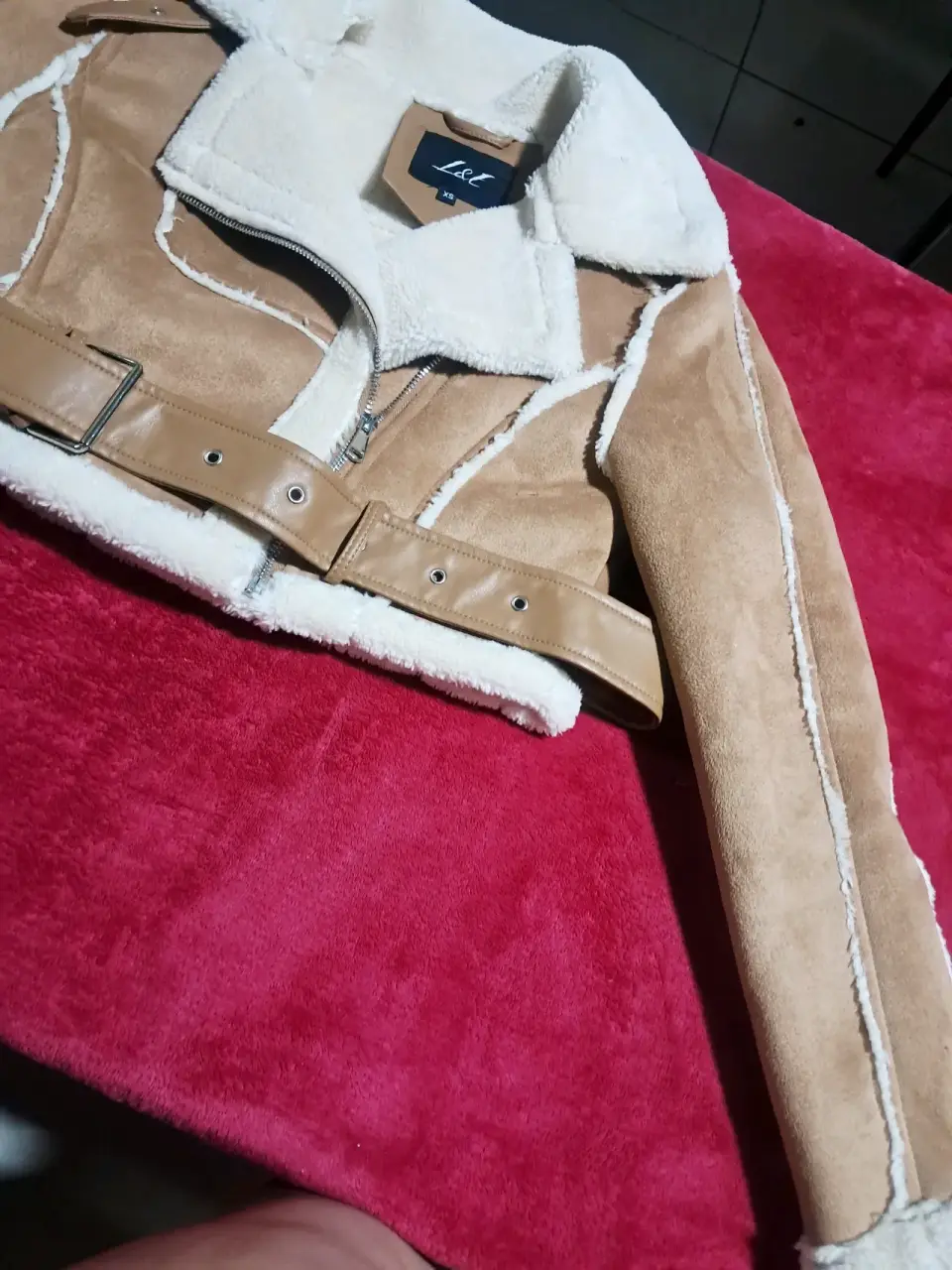 Chaqueta gamuza con forro polar - miniatura 4