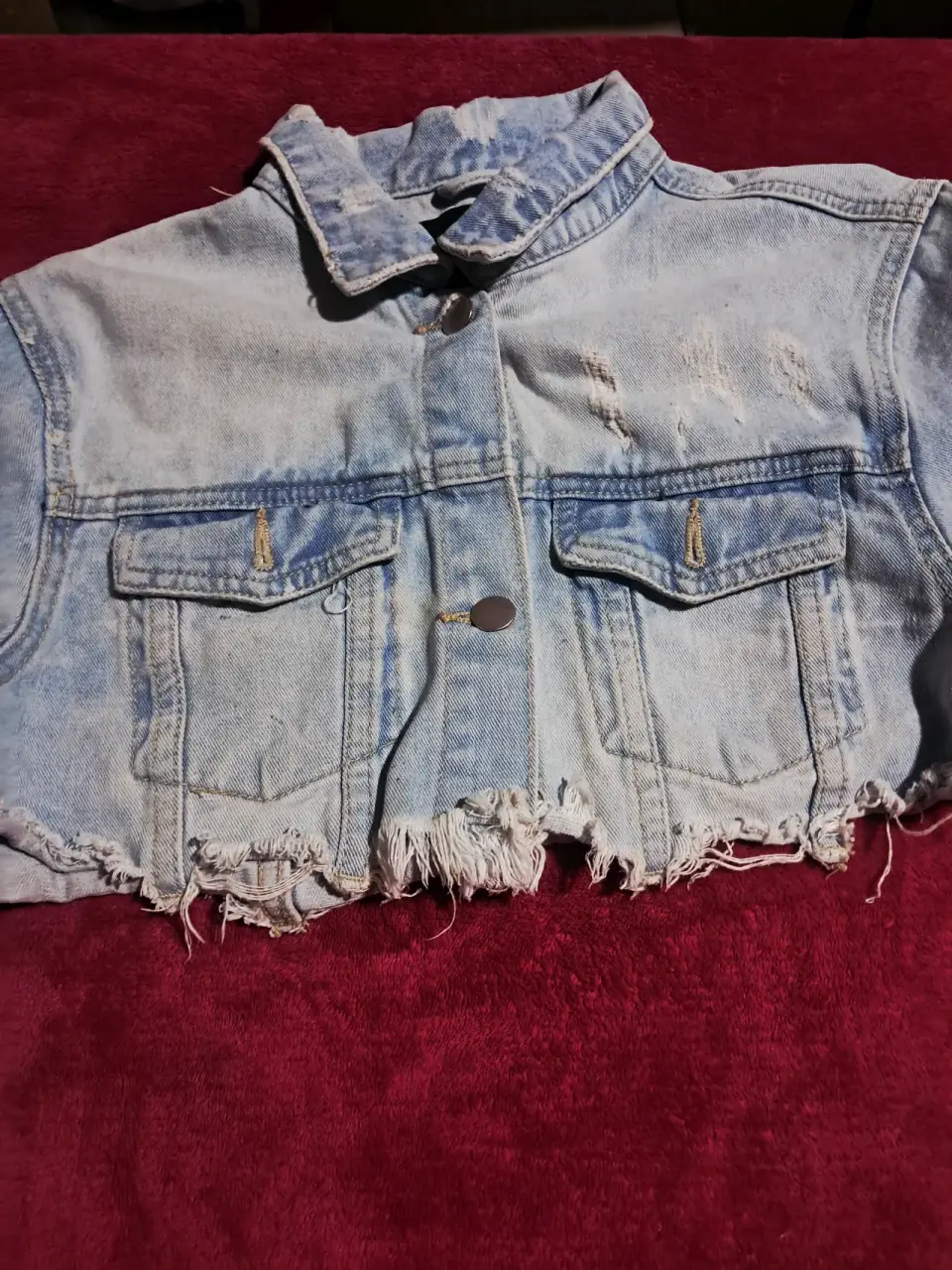 Chaqueta de mezclilla con diseño - miniatura 4