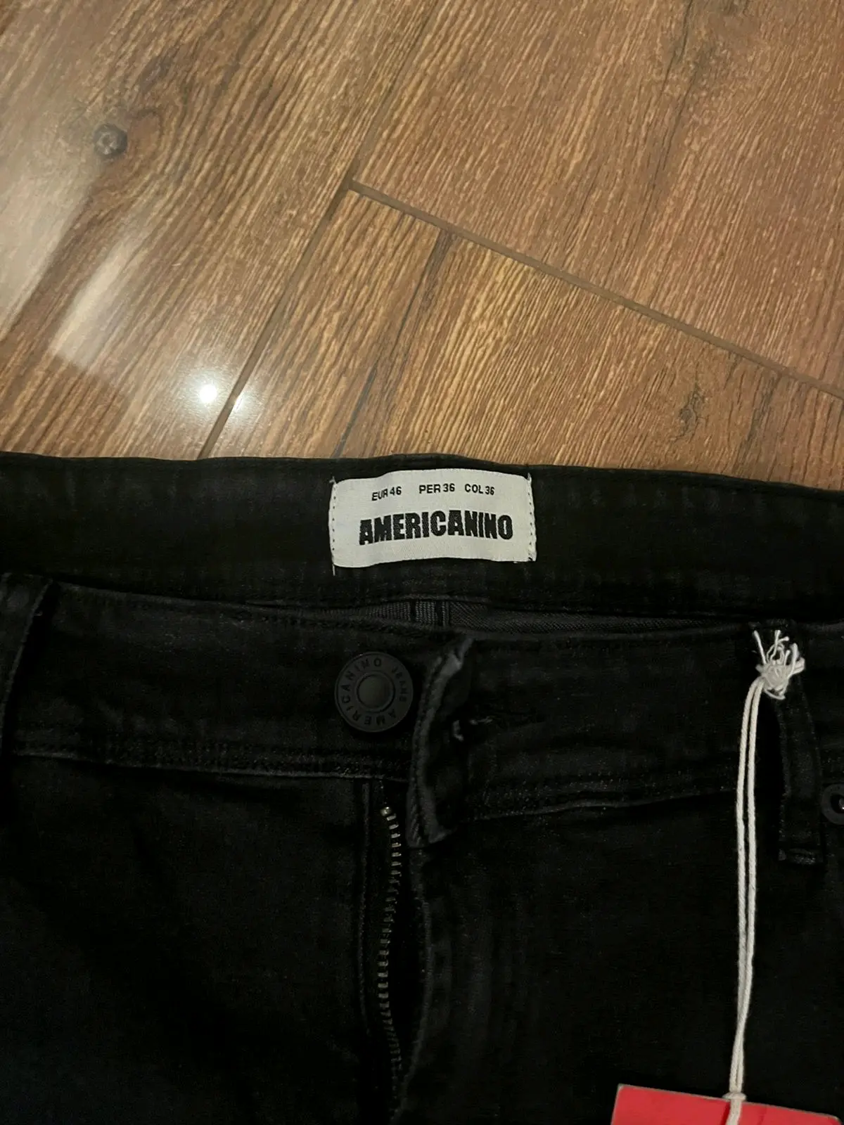 Jeans de hombre color negro americanino talla 46 - miniatura 6