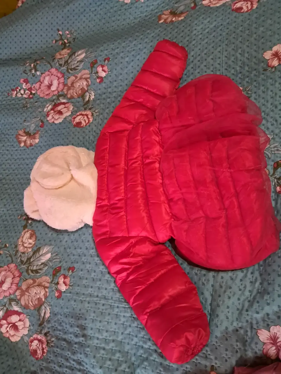 Chaqueta infantil roja Columbia - miniatura 2