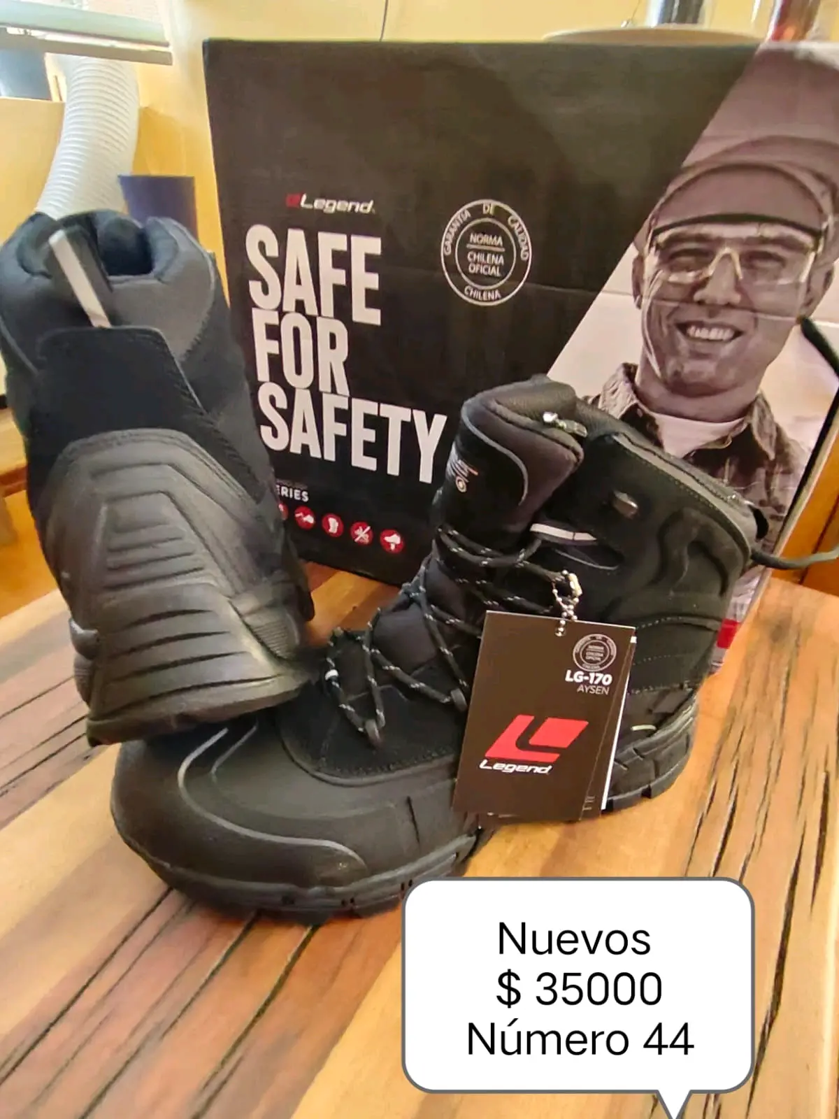 Botas de seguridad negras Legend