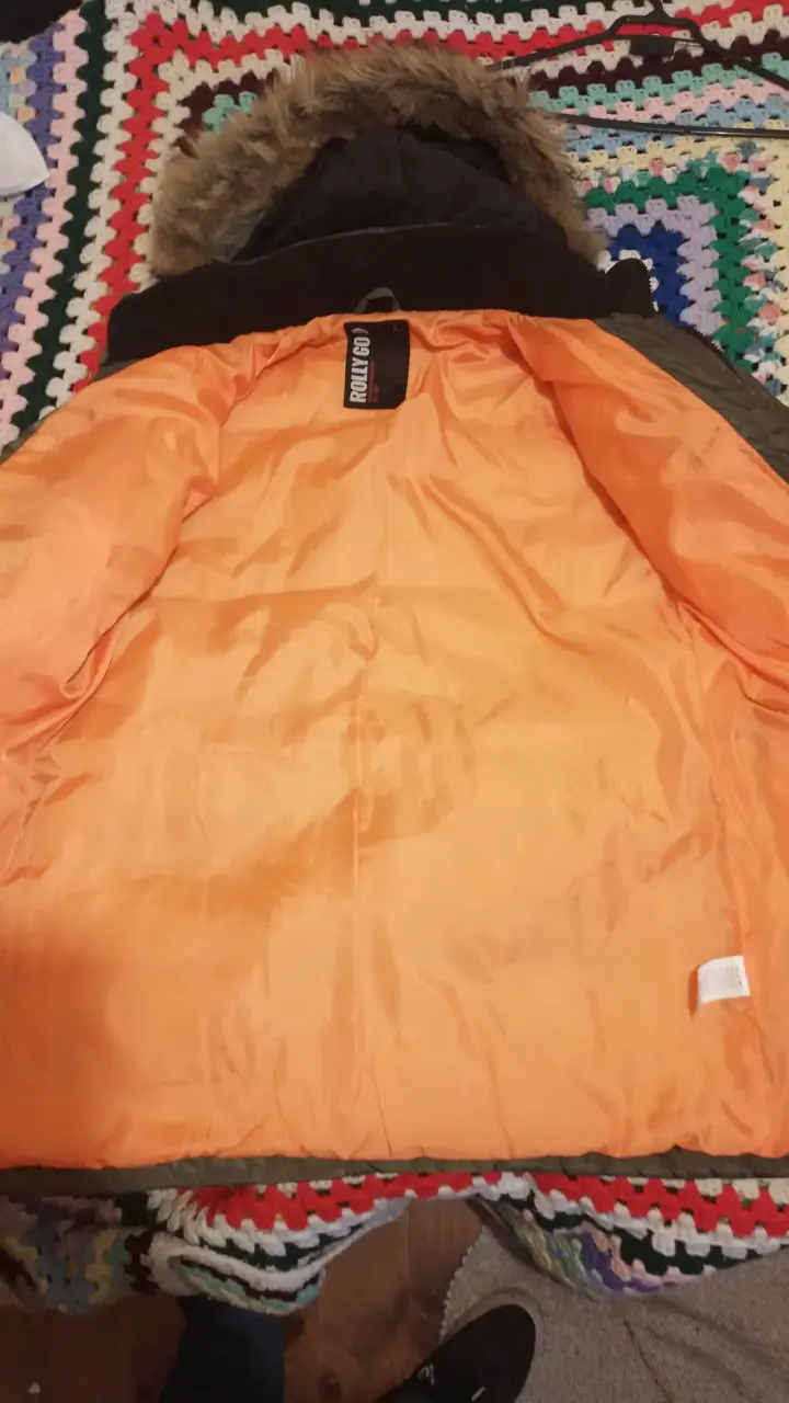 Parka verde con capucha Rolly Go - miniatura 5