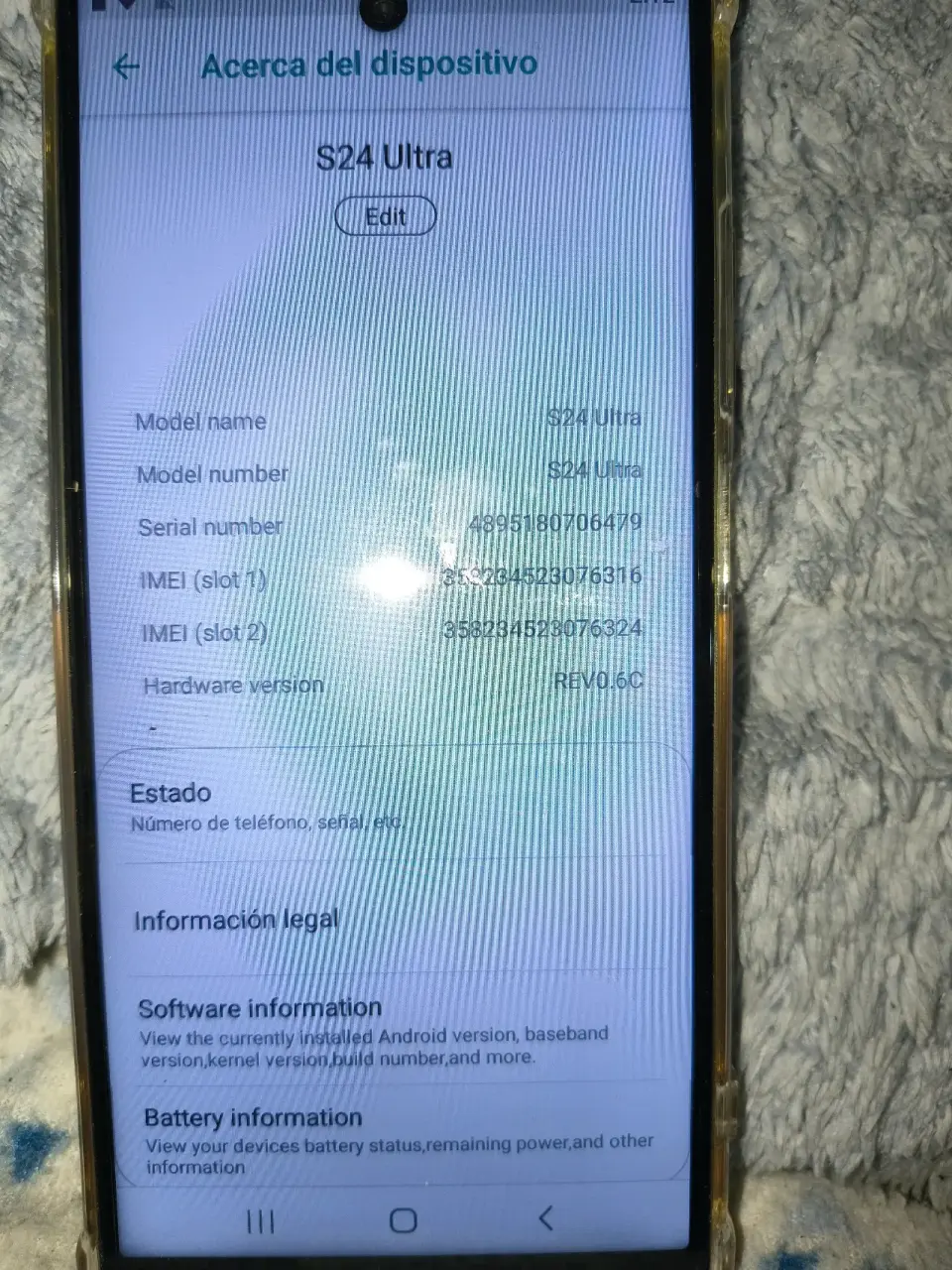Celular Samsung Galaxy en buen estado - miniatura 3