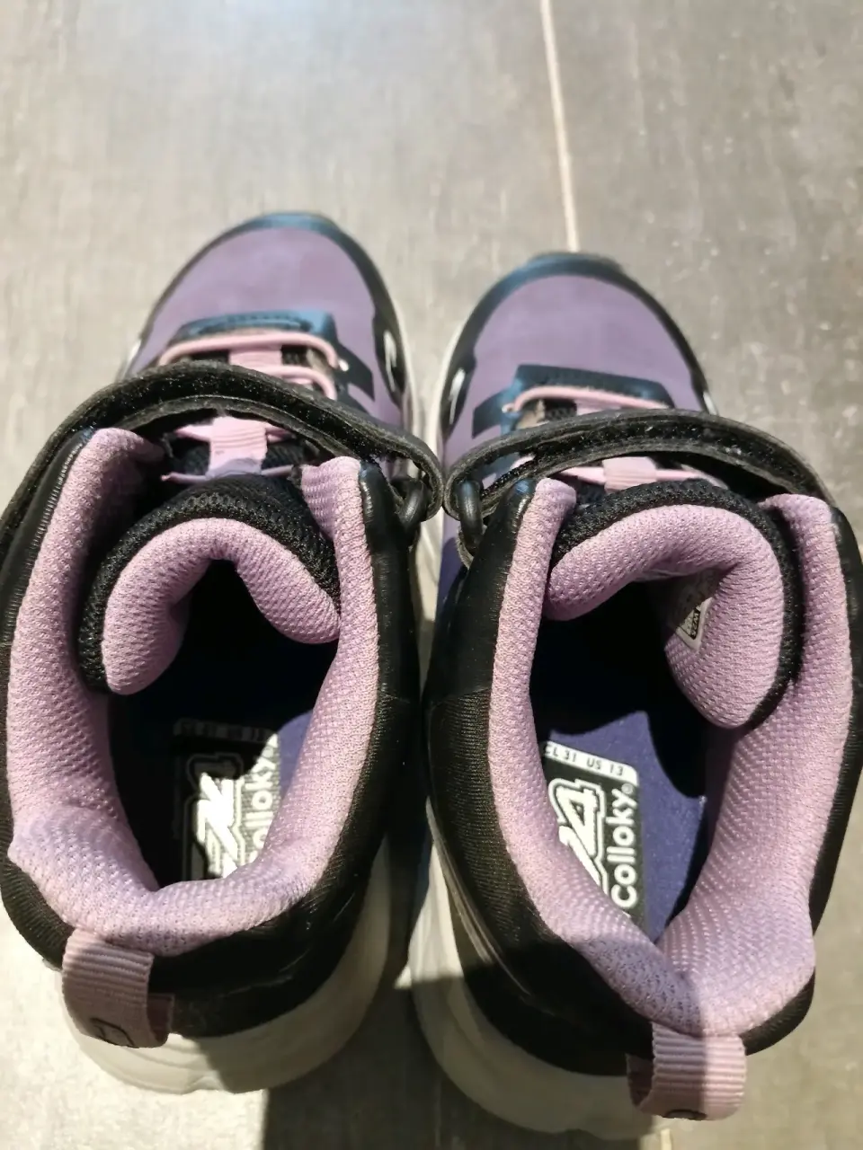 Zapatillas deportivas moradas para niña - miniatura 2