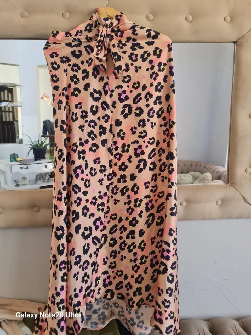 Falda  larga estampado leopardo