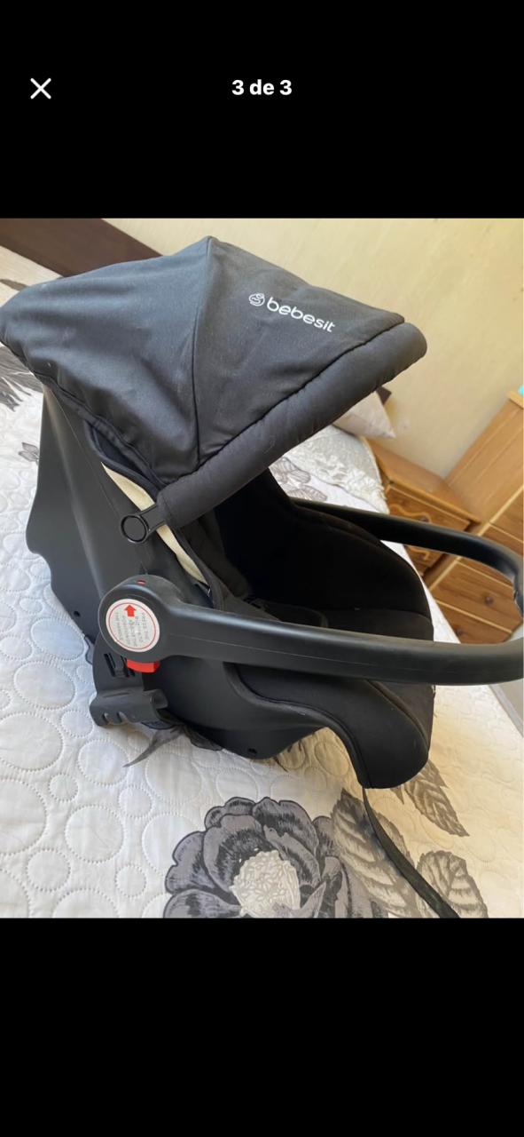 Silla de auto Bebesit negra - miniatura 1