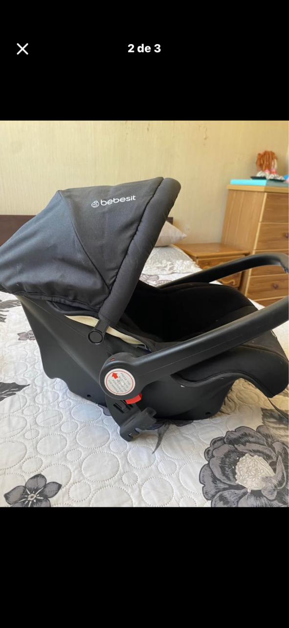 Silla de auto Bebesit negra - miniatura 2