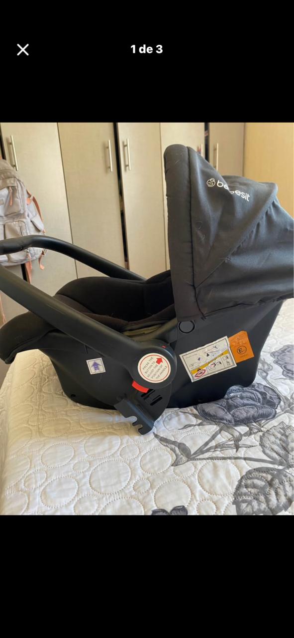 Silla de auto Bebesit negra - miniatura 3