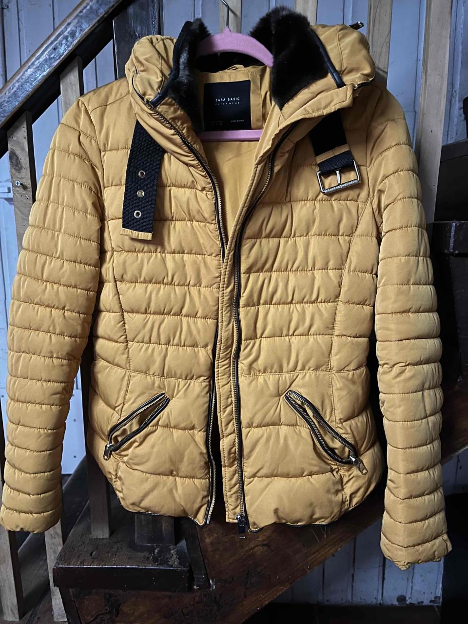 Chaqueta Zara amarillo acolchada - miniatura 2
