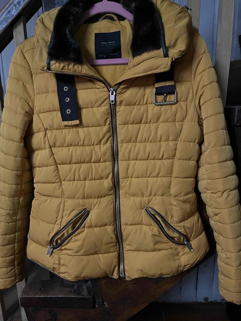Chaqueta Zara amarillo acolchada - miniatura 5