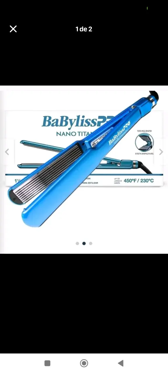 Alisadora BaBylissPRO Nano Titanium