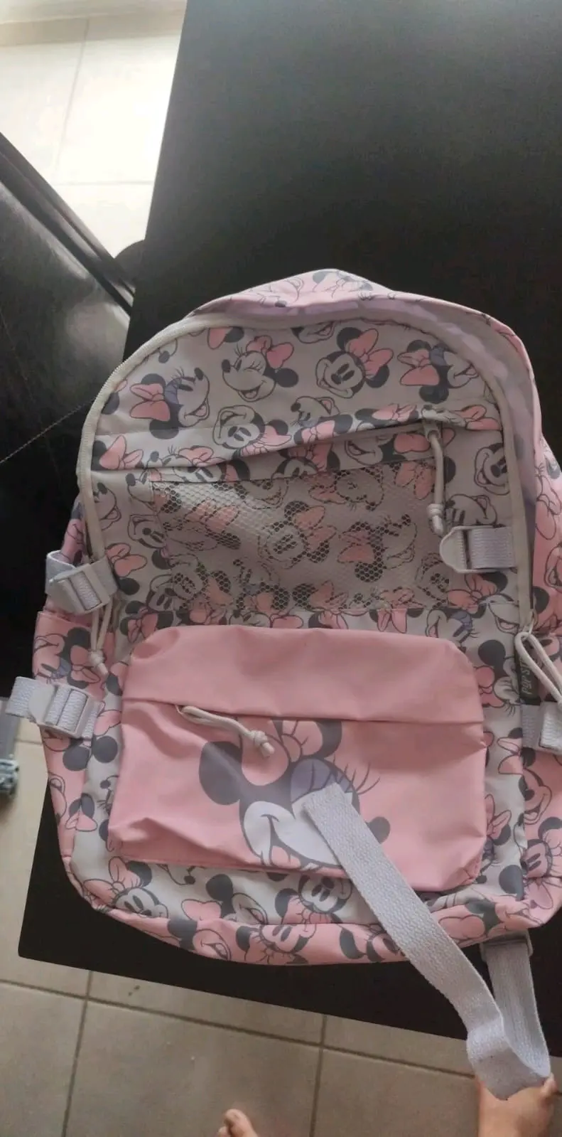 Mochila Minnie Mouse rosada