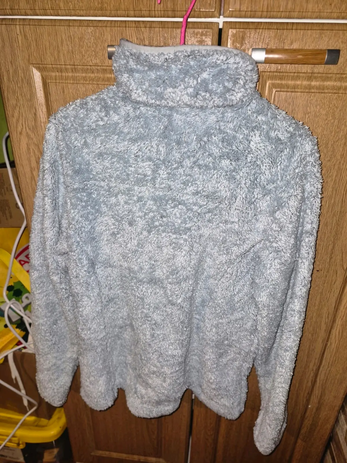 Chaqueta polar gris marca Columbia - miniatura 3