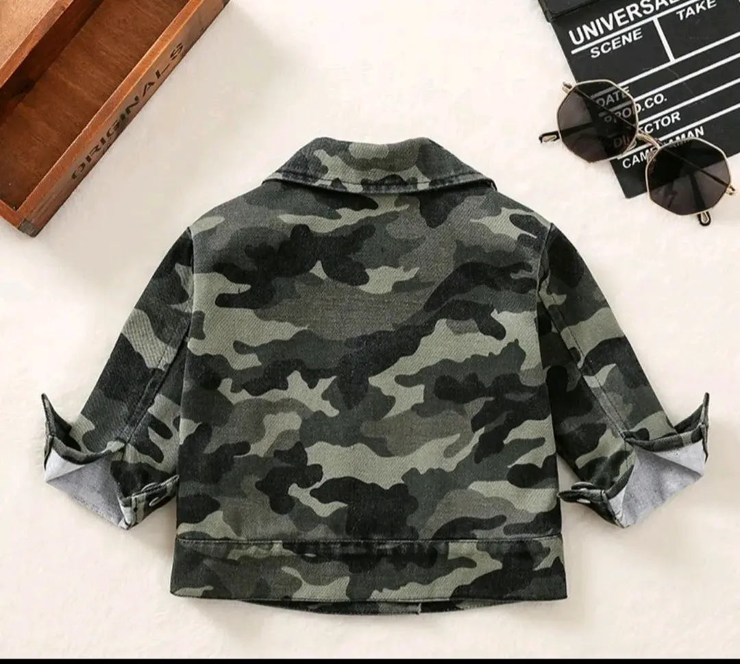 Chaqueta camuflada para niño talla 18 meses - miniatura 2
