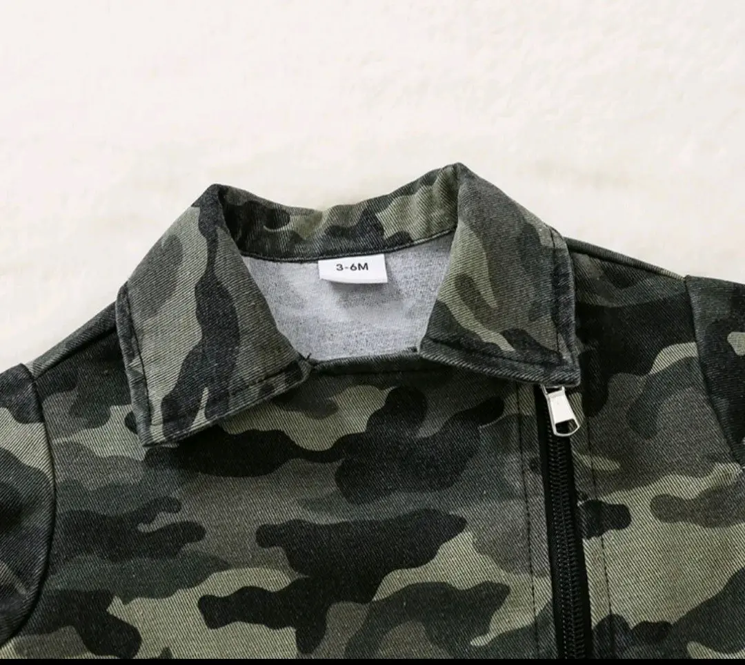 Chaqueta camuflada para niño talla 18 meses - miniatura 3