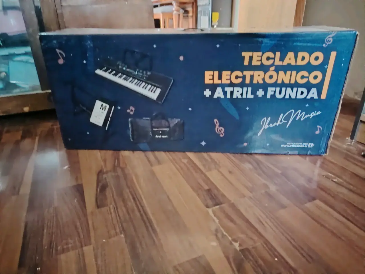 Teclado electrónico con atril - miniatura 1