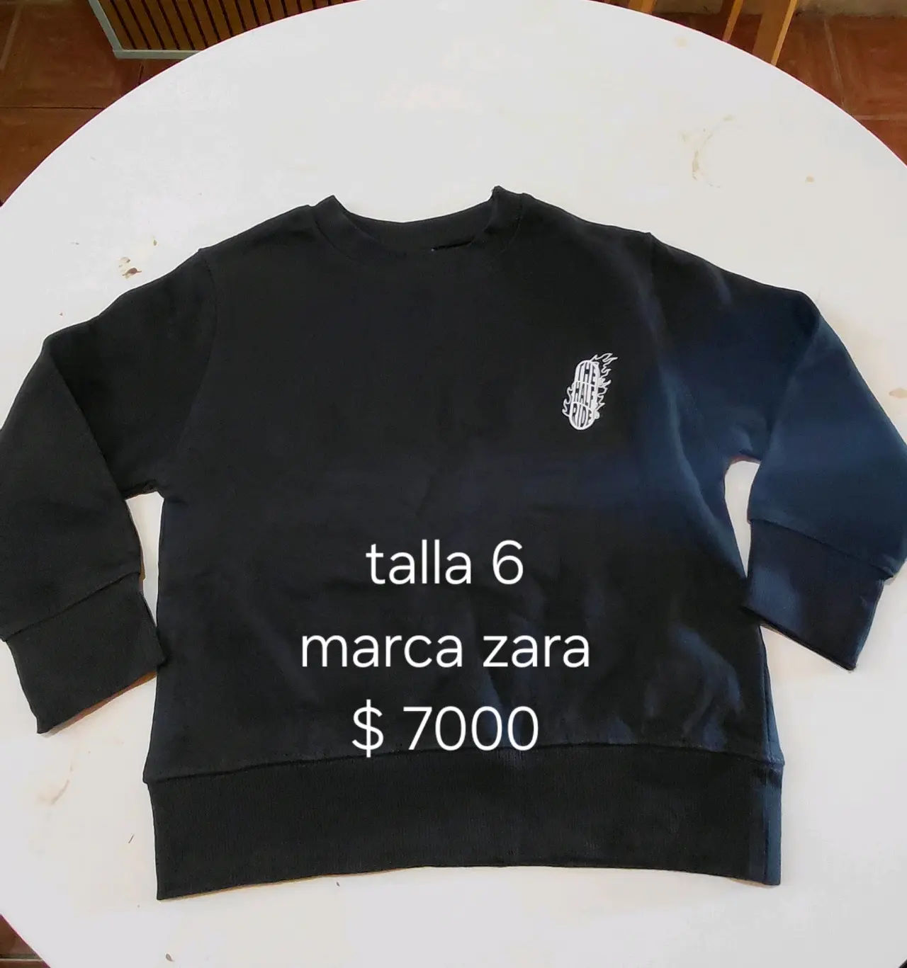 Polerón GAP negro niña - miniatura 4