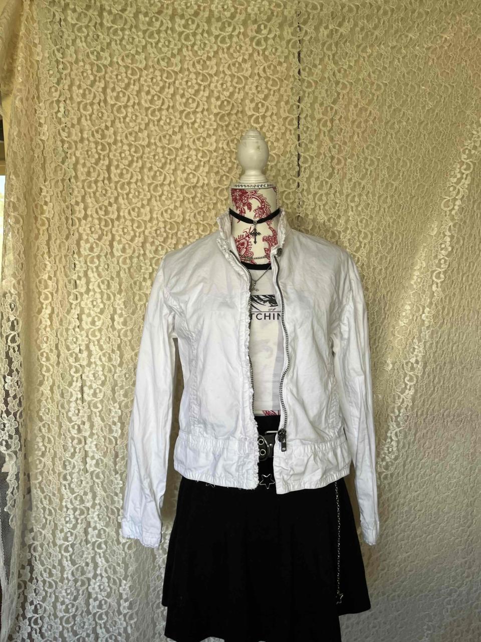 Chaqueta blanca casual - miniatura 2